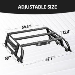 Pickup Truck Bed Rack System for Tent Compatible with 1992-2025 Ford F150 | Yzona