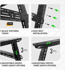 Adjustable 14.5"-17.3" High Truck Rack System | Yzona