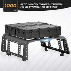 Pickup Truck Bed Rack Cab Full Height for Jeep Gladiator JT 2020-2025