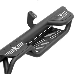 Three Raised Steps Running Boards for 2024 2025 Toyota Tacoma Double Cab & Crew Cab