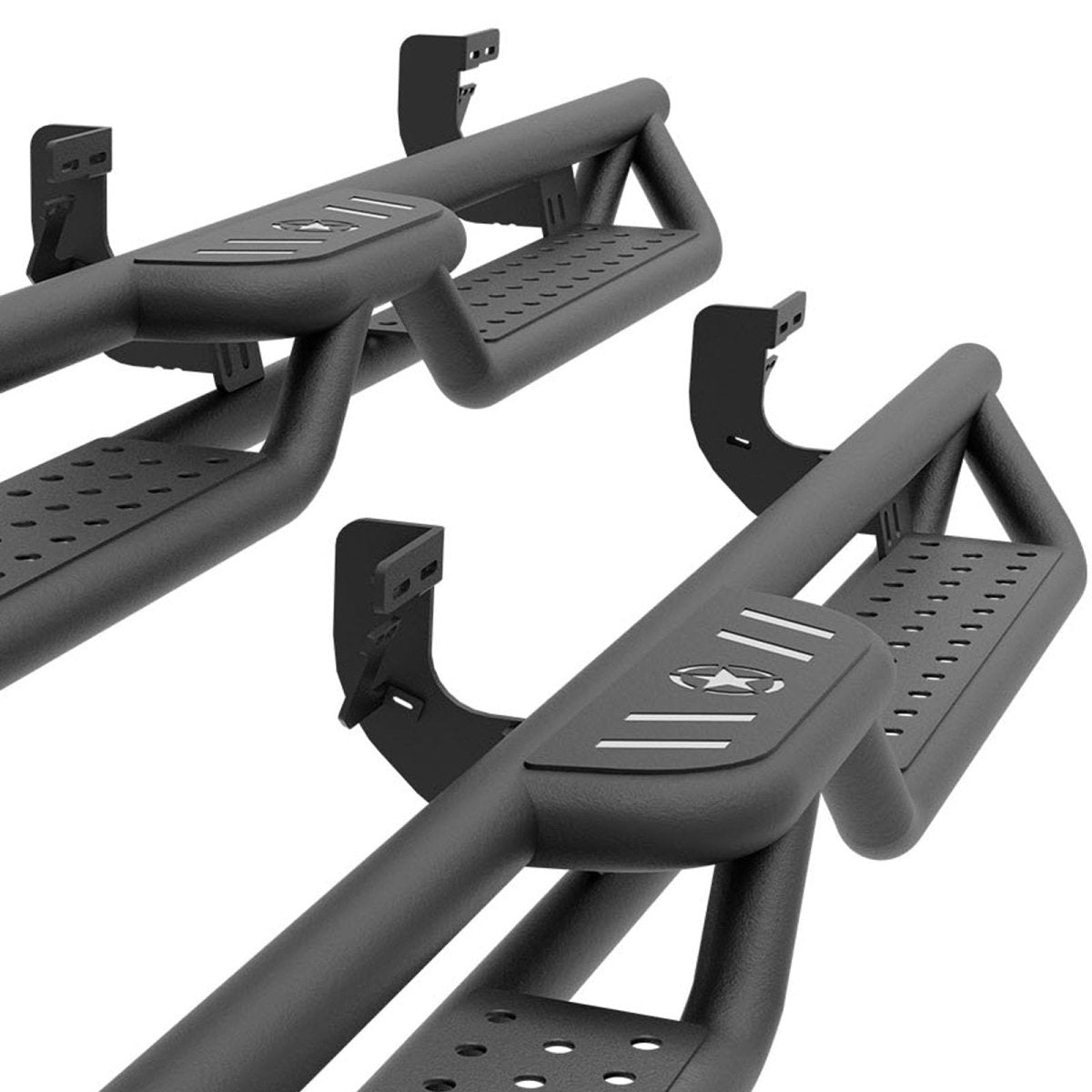 Yzona Lifted Truck Side Steps Compatible for 2009-2018 Dodge Ram 1500 Crew Cab