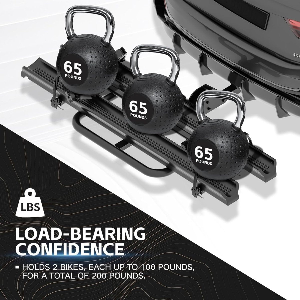 2pcs Bicycle Racks for Cars With Ramp | Loltruck