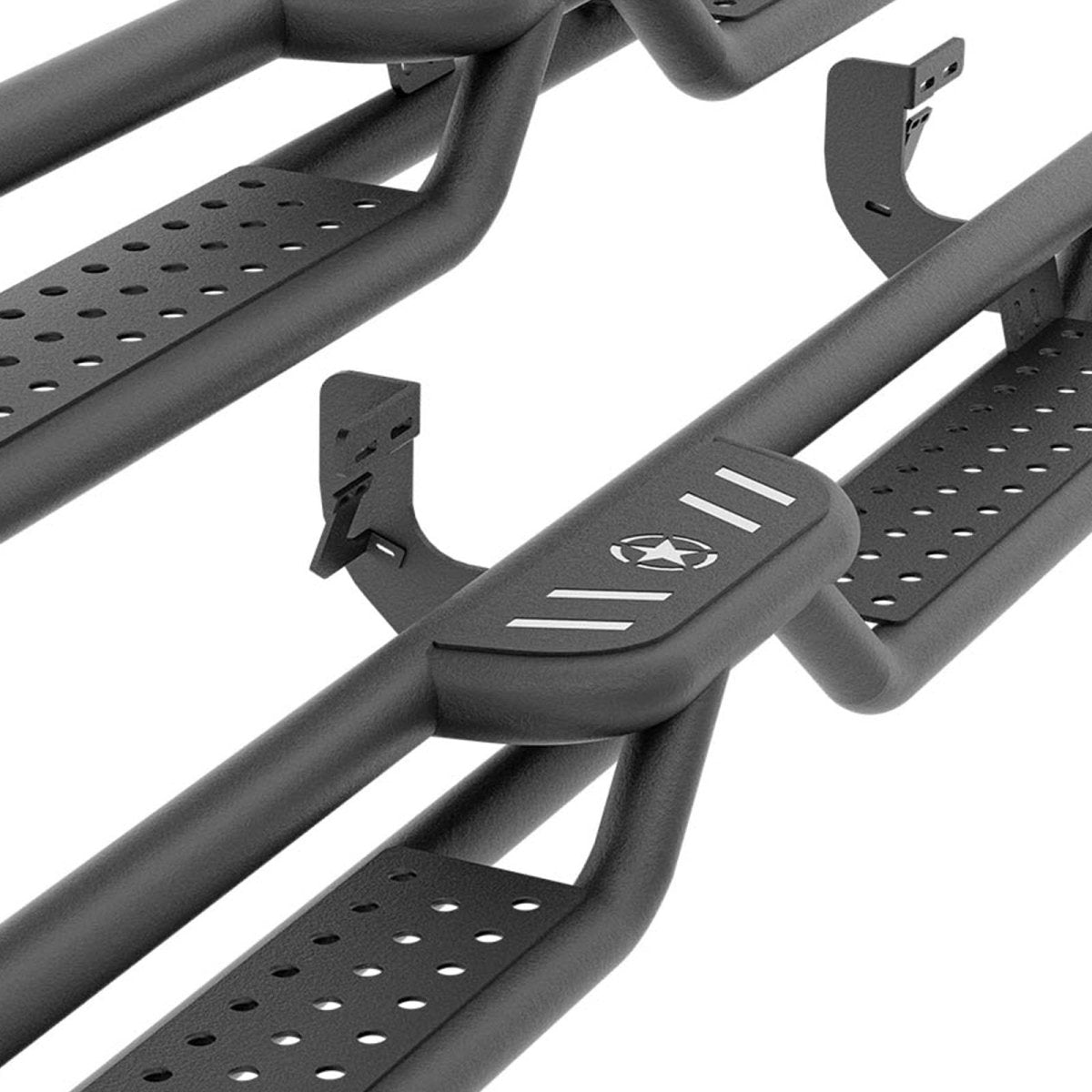 Yzona Lifted Truck Side Steps Compatible for 2009-2018 Dodge Ram 1500 Crew Cab