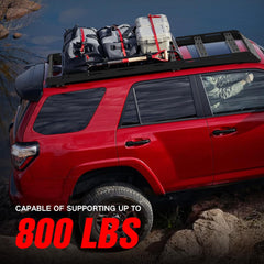 Full Size Luggage Roof Rack Cargo Basket for 2010-2024 Toyota 4Runner 5th Gen | Yzona