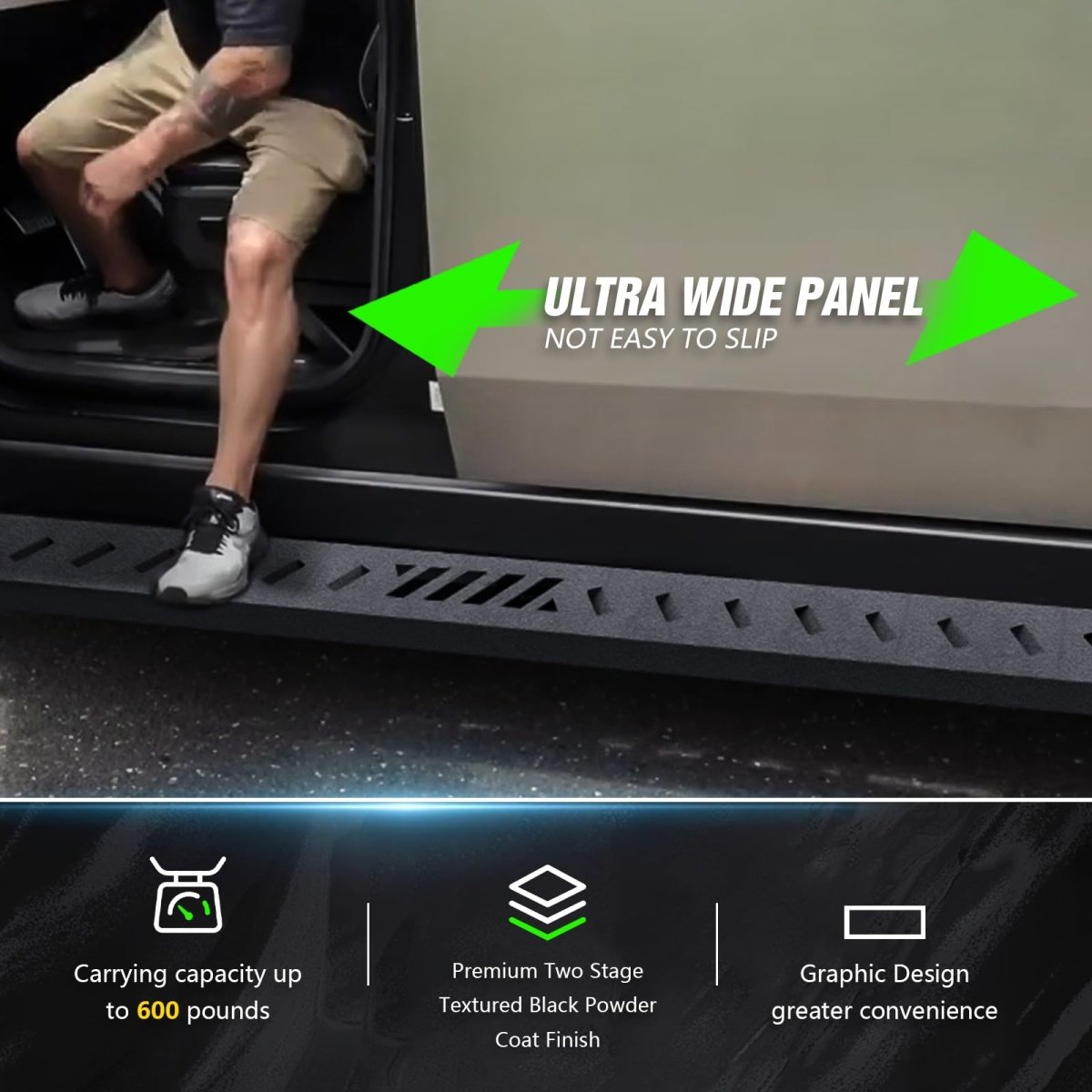 Loltruck Running Boards for 2024-2025 Tesla Cybertruck