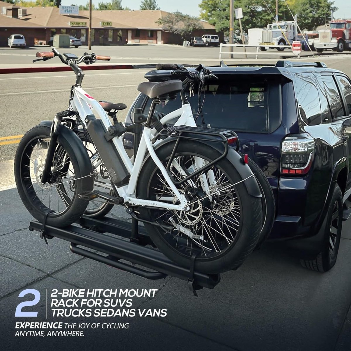 2pcs Bicycle Racks for Cars With Ramp | Loltruck