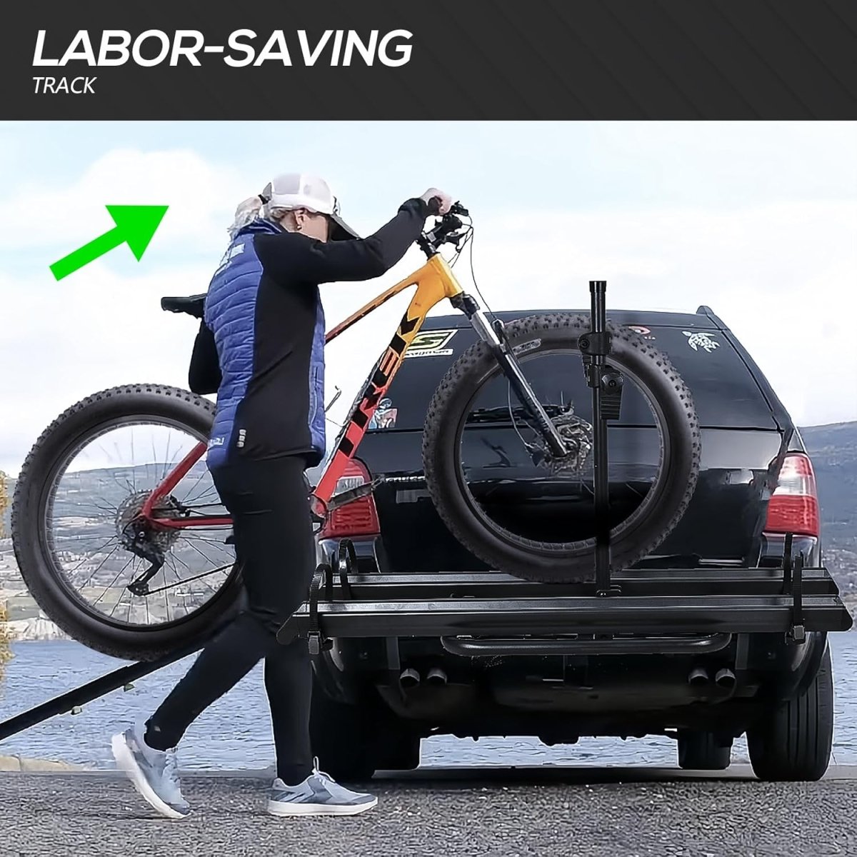 2pcs Bicycle Racks for Cars With Ramp | Loltruck