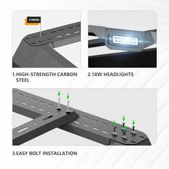 Pickup Truck Bed Rack Cab Full Height for Jeep Gladiator JT 2020-2025