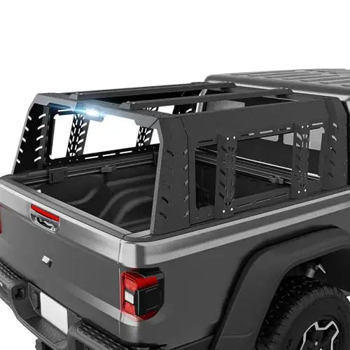 Pickup Truck Bed Rack Cab Full Height for Jeep Gladiator JT 2020-2025