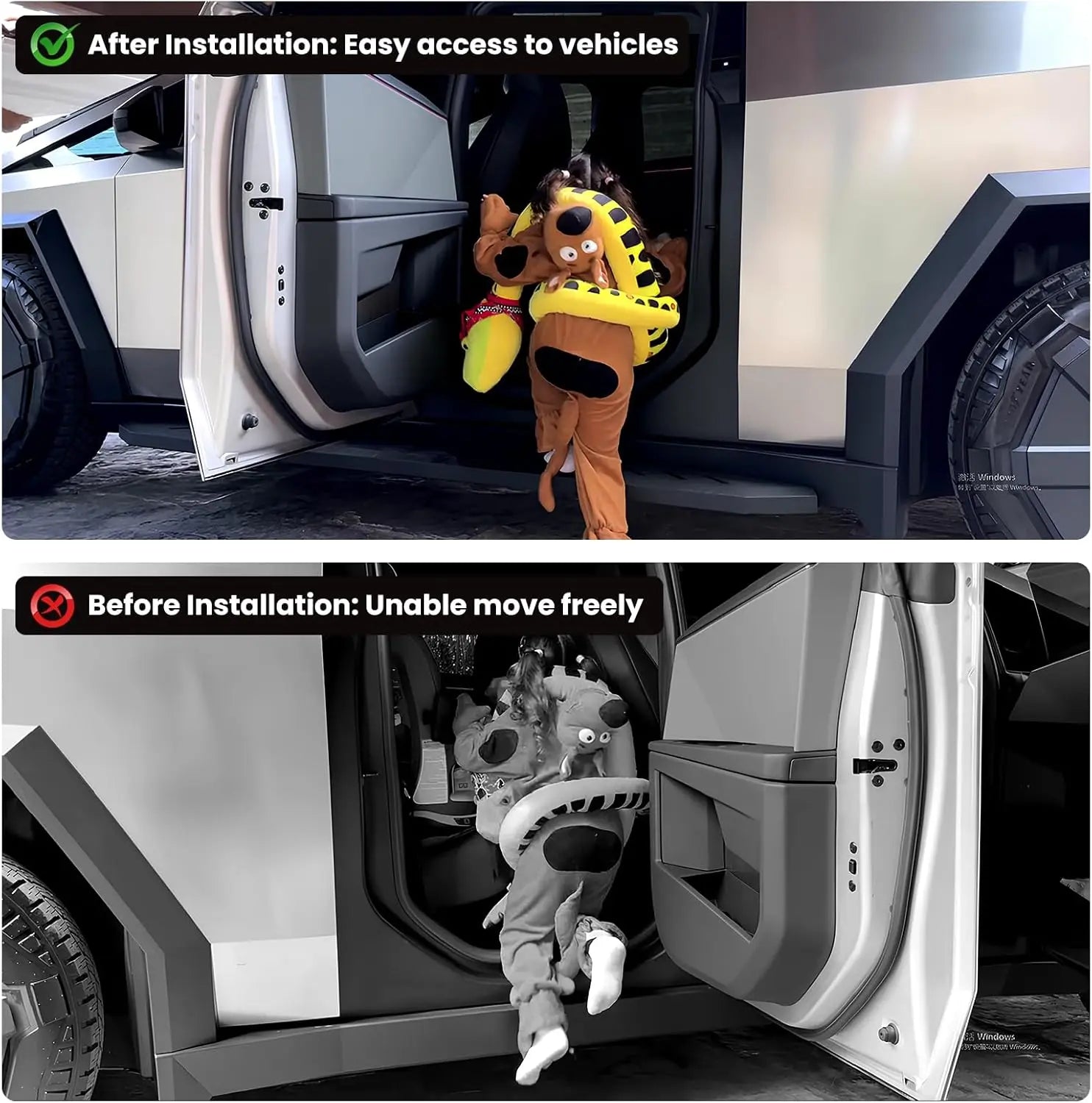 Loltruck Running Boards for 2024-2025 Tesla Cybertruck