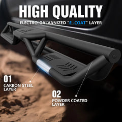 Running Boards for 2018-2025 Jeep Wrangler JL JLU