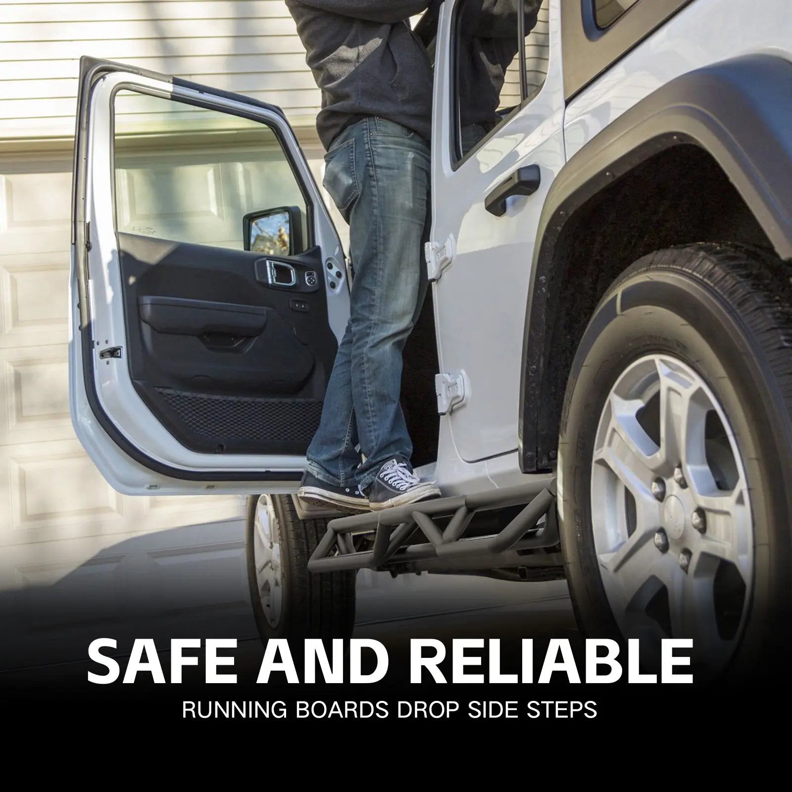 Running Boards for 2018-2025 Jeep Wrangler JL JLU