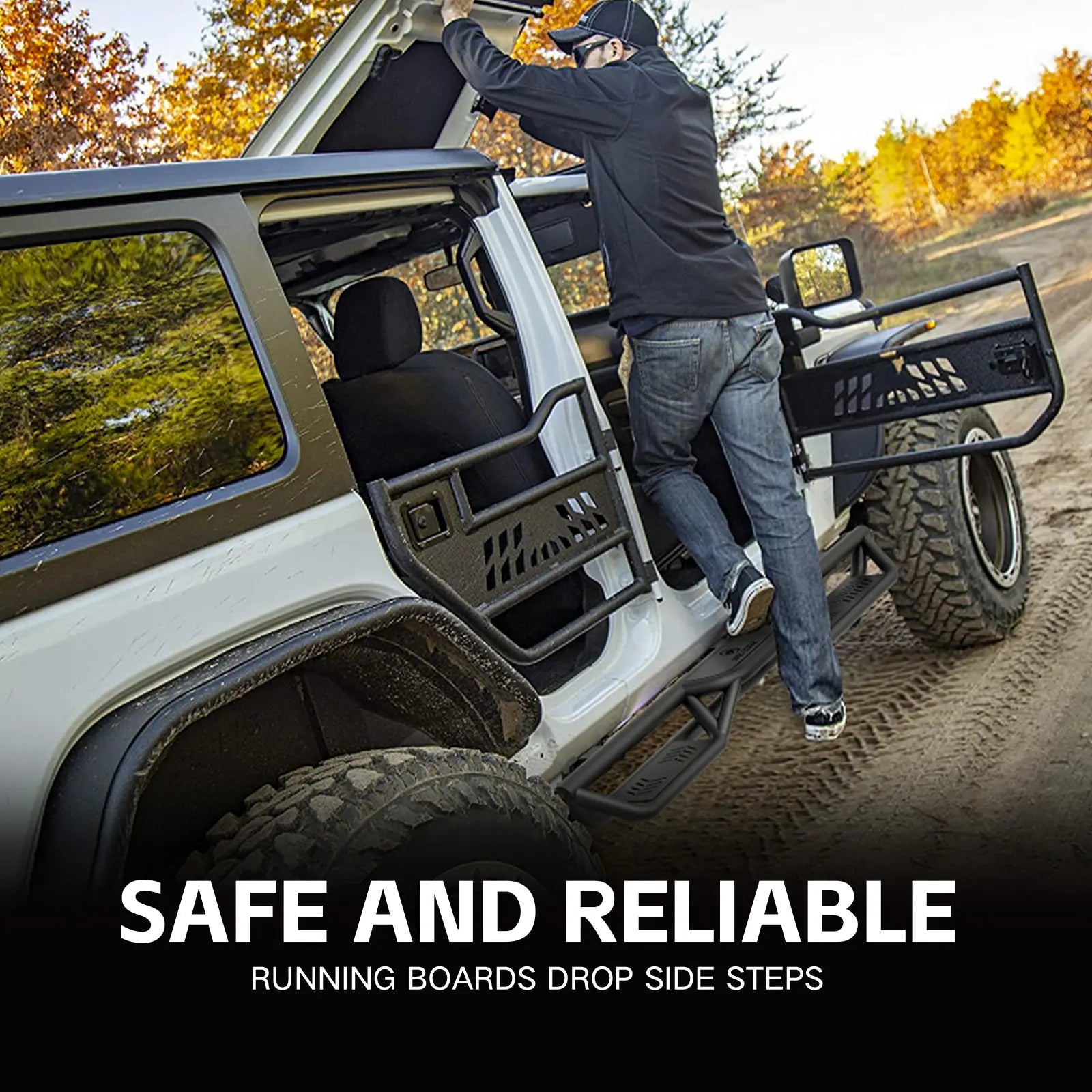 Running Boards for 2018-2025 Jeep Wrangler JL JLU