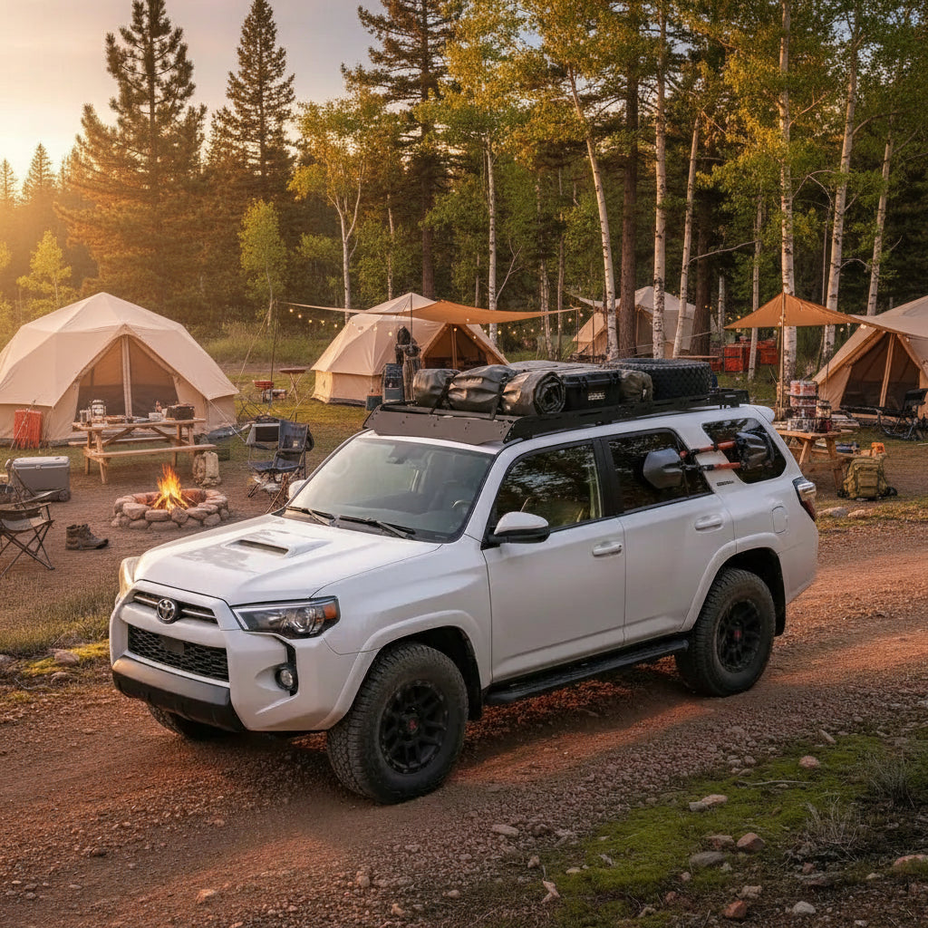 Full Size Luggage Roof Rack Cargo Basket for 2010-2024 Toyota 4Runner 5th Gen | Loltruck